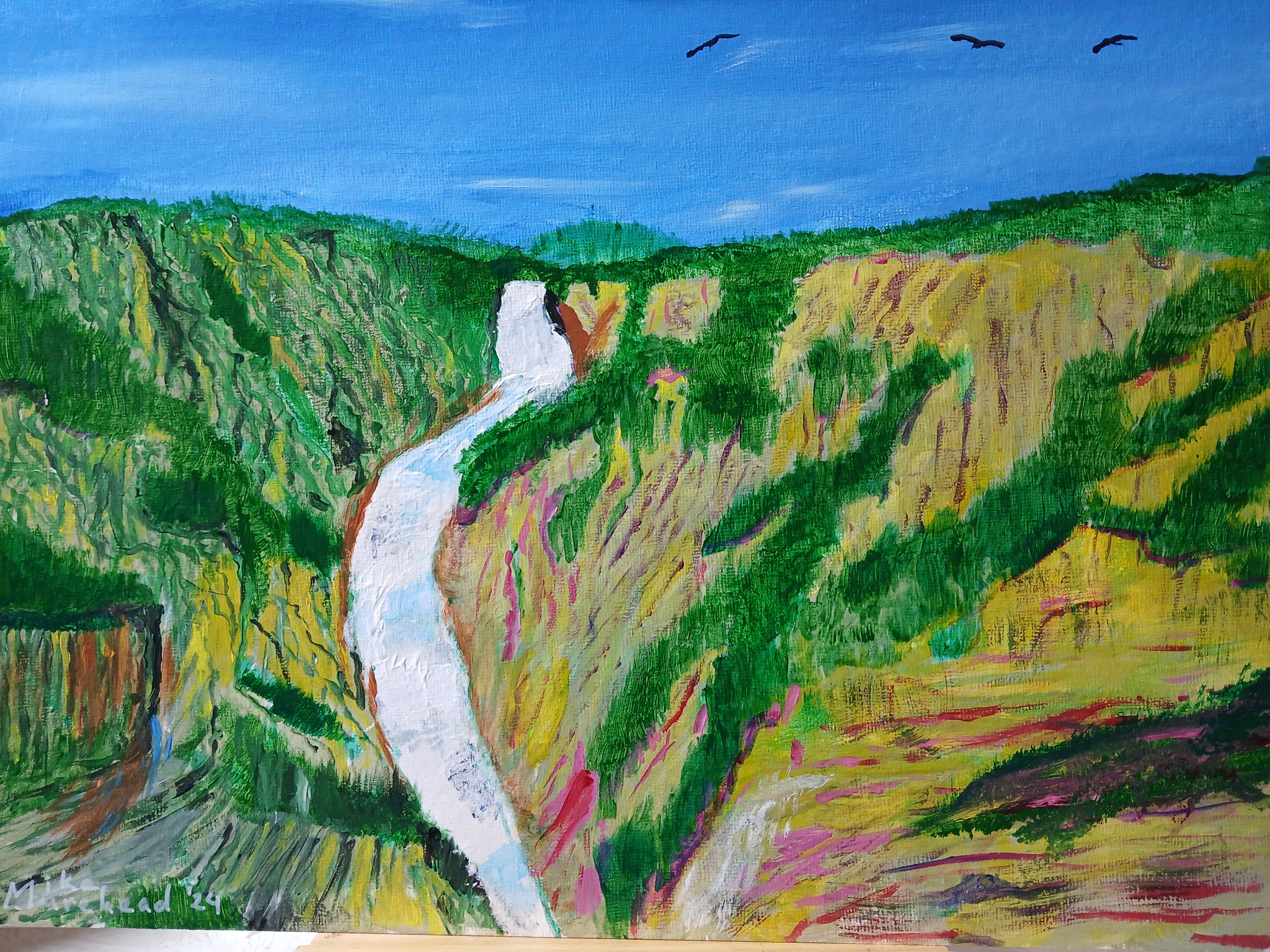 Yellowstone River by Mike R Murehead
