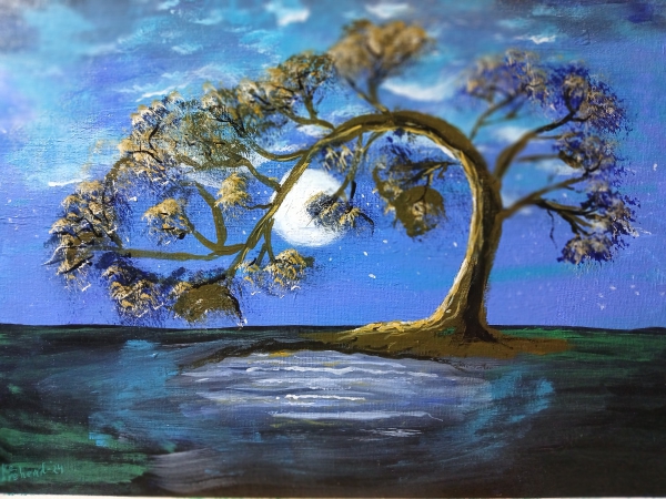Click here to view Moonlit Pond by Mike R Murehead